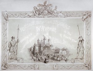 Lord Mayor Thomas Johnson y su séquito embarcando desde la Torre de Londres, 1840 de William Parrott
