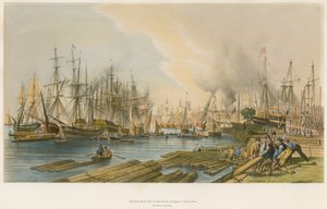 Construcción de Barcos en Limehouse, el Presidente en los astilleros