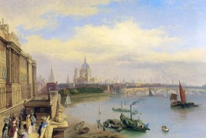El Támesis y la Catedral de San Pablo desde Somerset House