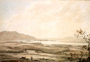 Killarney desde las colinas sobre Muckross de William Pars