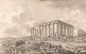 Templo de Júpiter Panhelenio en Egina de William Pars