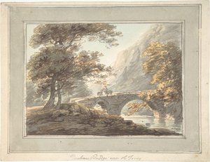 Puente Denham sobre el Tavy, 1780-1830