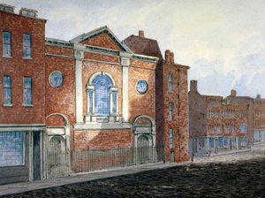 Iglesia de San Alfege, London Wall, Londres, c. 1814