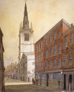 Iglesia de St Margaret Pattens, Eastcheap, Ciudad de Londres, 1815