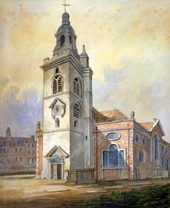 Iglesia de Santa María, Whitechapel, Londres, c. 1815