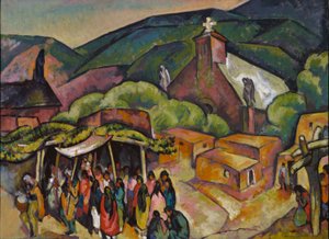 Día de la fiesta: San Juan Pueblo de William Penhallow Henderson