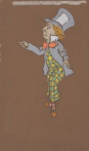Sombrerero Loco (diseño de vestuario para Alicia en el País de las Maravillas, 1915) de William Penhallow Henderson