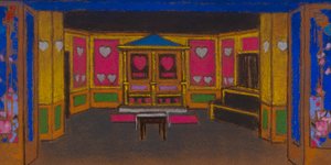 La Corte de Corazones (escenografía de Alicia en el País de las Maravillas)