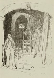 El aserrador de madera de William Penhallow Henderson