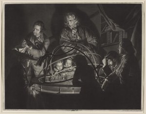 Un filósofo dando una conferencia en el planetario, después de Joseph Wright de Derby (1734-97)