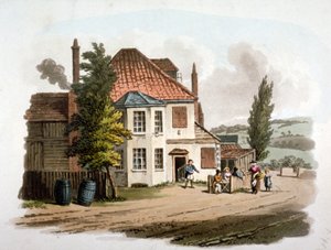 The Farthing Pie House Inn en St Marylebone New Road, Londres, c1810 de William Pickett