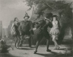 El duelo, Noche de Reyes de William Powell Frith