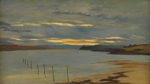 Costa de Dorset (Petróleo a bordo) de William Pye