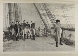Napoleón a bordo del "Belerofonte de William Quiller (after) Orchardson