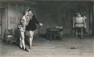 Príncipe Enrique, Poins y Falstaff. Rey Enrique IV - Primera Parte de William Quiller Orchardson