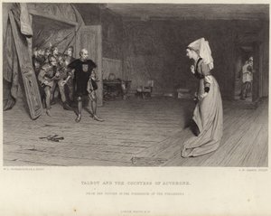 Talbot y la Condesa de Auvergne de William Quiller Orchardson