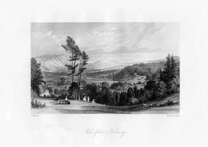 Una vista desde Norbury, Surrey, siglo XIX de William Radclyffe