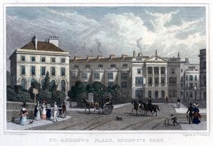St Andrews Place, Regents Park, Londres de William Radclyffe