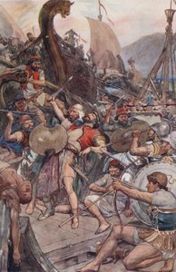 Muerte del Almirante Persa en Salamina