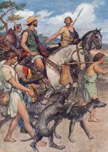 Pelópidas partiendo hacia Tebas de William Rainey