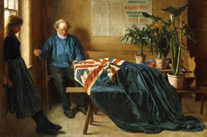 Preparación para el Día de la Coronación, Chichester, c.1902