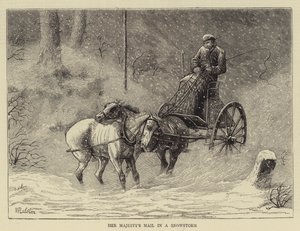 El Correo de Su Majestad en una Tormenta de Nieve