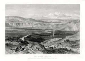 El río Jordán, 1887 de William Richardson