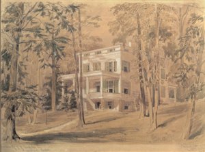 La Casa de John James Audubon, Nueva York de William Rickarby Miller