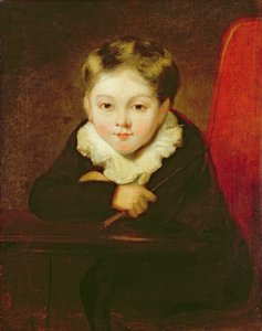 Retrato del hijo del artista de William Robinson