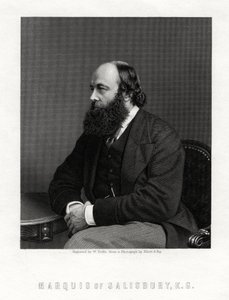 Robert Arthur Talbot Gascoyne-Cecil, 3er Marqués de Salisbury, estadista británico, siglo XIX de William Roffe