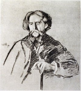 Retrato de Alphonse Daudet (1840-97)
