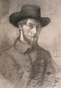 Retrato de Augustus John (1879-1961) (litografía) de William Rothenstein