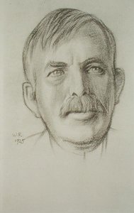 Retrato de Sir Ernest Rutherford (1871-1937) de William Rothenstein