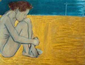 Desnudo femenino sentado de William Rothenstein