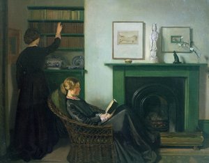 Los lectores de Browning de William Rothenstein