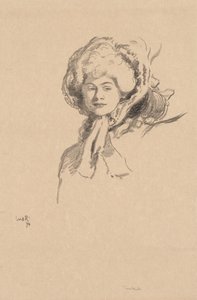 El Millamant o Bonnet y Polvo de William Rothenstein