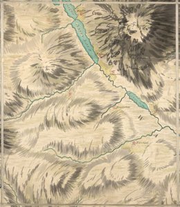 Loch Badenloch, Roy Military Survey of Scotland de William Roy