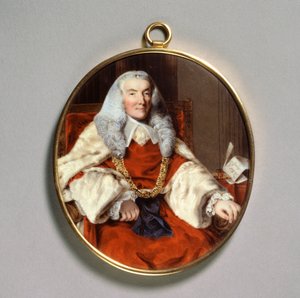 Retrato de Sir William Murray, primer conde de Mansfield, siglo XVIII