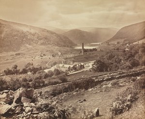 El Valle de Glendalough, Condado de Wicklow, Irlanda, c. 1864