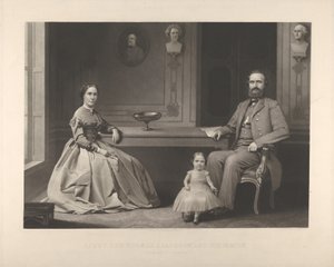 Teniente General Thomas J. Jackson y Su Familia de William Sartain