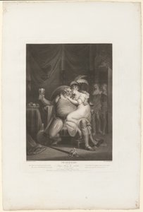 El Príncipe Hal y Poins Sorprenden a Falstaff con Doll Tearsheet de William Satchwell Leney