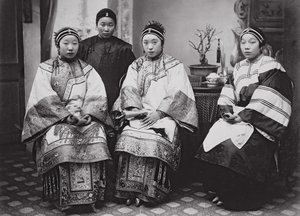 Mujeres chinas, c.1880 de William Saunders