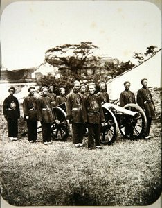 Soldados chinos, c.1875 de William Saunders