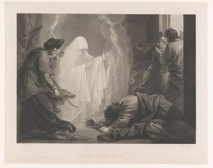 Saúl y la bruja de Endor de William Sharp
