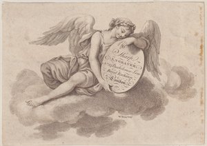 Tarjeta comercial para William Sharp, grabador, siglo XVIII
