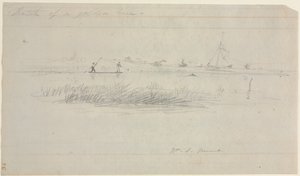 Pesca de anguilas en Setauket, Long Island, Nueva York de William Sidney Mount