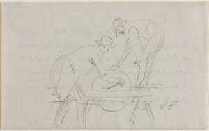Afilando el hacha de William Sidney Mount