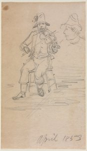 El Mendigo Violinista, 1853 de William Sidney Mount