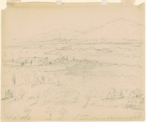 Valle con río y montañas de William Sidney Mount