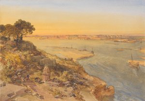 Allahabad, desde la orilla derecha del Jumna